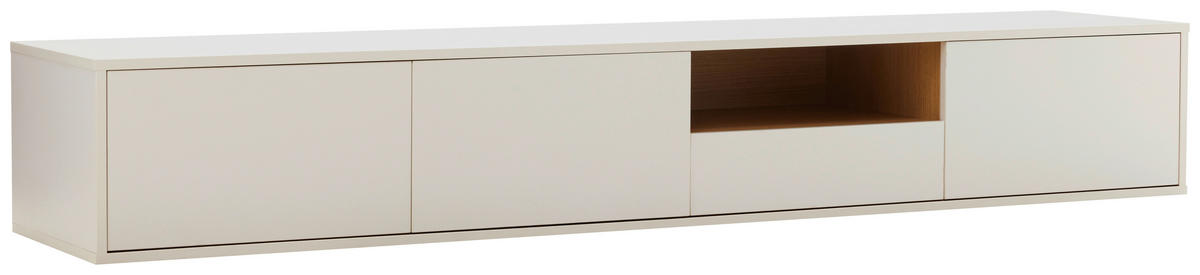 LOWBOARD  in 200/30/40 cm  - Eichefarben/Weiß, Design, Holzwerkstoff (200/30/40cm) - Xora