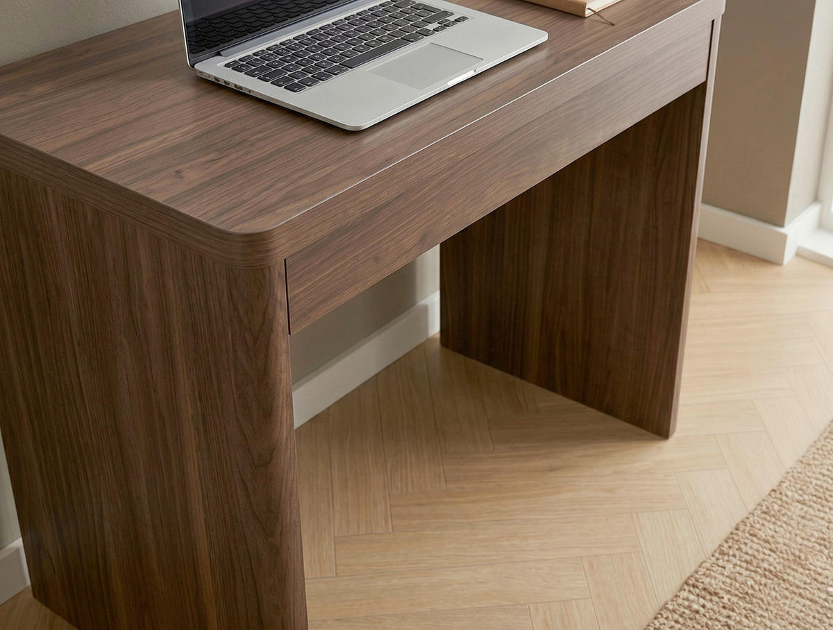 SCHREIBTISCH 80/44/76 cm Walnussfarben in verschiedenen Holz-Dekoren erhältlich  - Walnussfarben, Konventionell, Holzwerkstoff (80/44/76cm) - MID.YOU