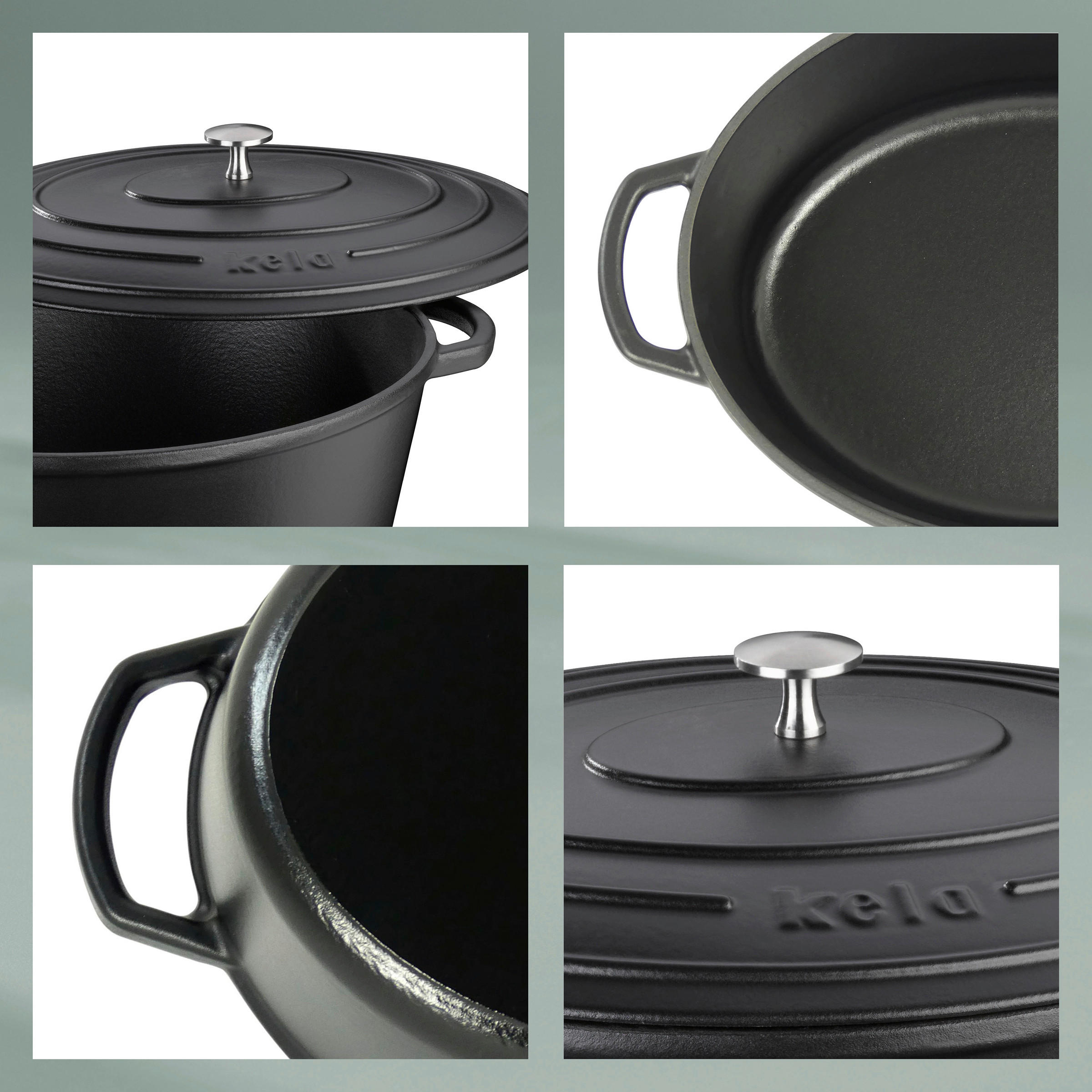 BRÄTER Calido  - Schwarz, KONVENTIONELL, Metall (36/29/15cm) - Kela