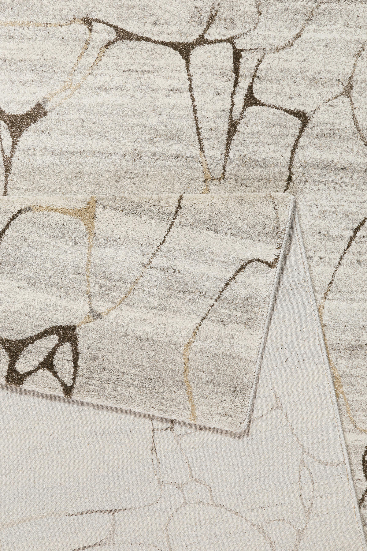 WEBTEPPICH 80/150 cm Solo Fields Taupe, Beige  - Taupe/Beige, Design, Textil (80/150cm) - WECON HOME