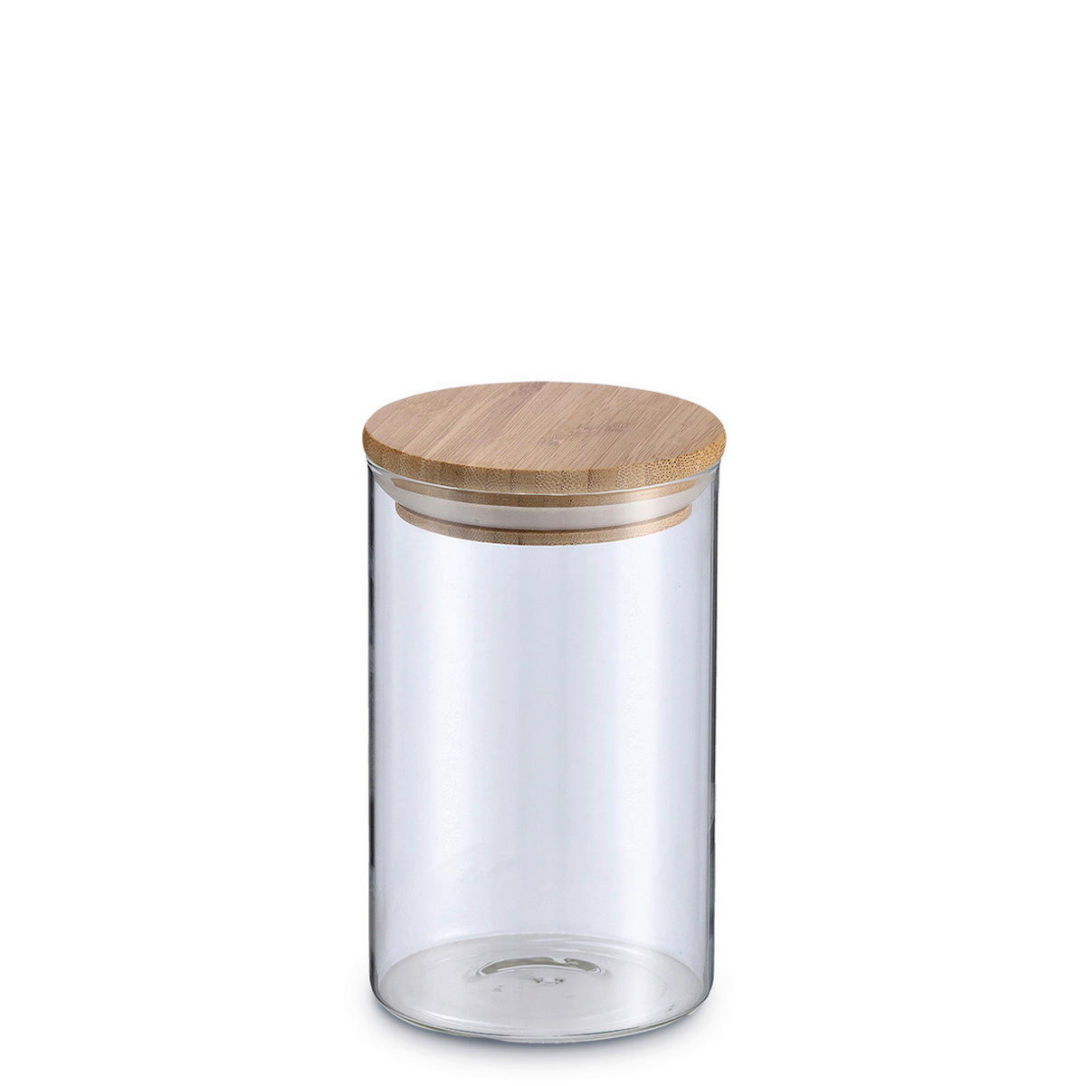 VORRATSGLÄSERSET  - Naturfarben, Basics, Glas/Holz (40/46,5/28cm) - Zeller Present