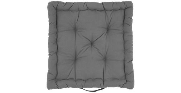 BOXKISSEN - Anthrazit, KONVENTIONELL, Textil (40/40/7cm) - Novel