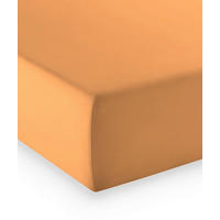 BOXSPRING-FIXLEINTUCH - Aprikose, Basics, Textil (90-100/200-210cm) - Fleuresse