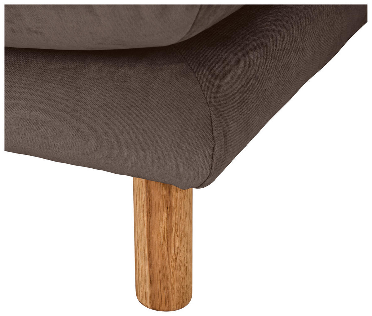 ECKSOFA Braun Chenille  - Buchefarben/Braun, KONVENTIONELL, Holz/Textil (162/276cm) - Carryhome
