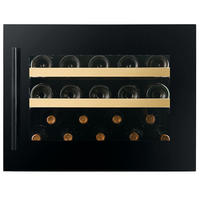 WEINKÜHLSCHRANK DVP-19.50B  - Schwarz, Basics, Glas/Holz (59/45,5/56,9cm)