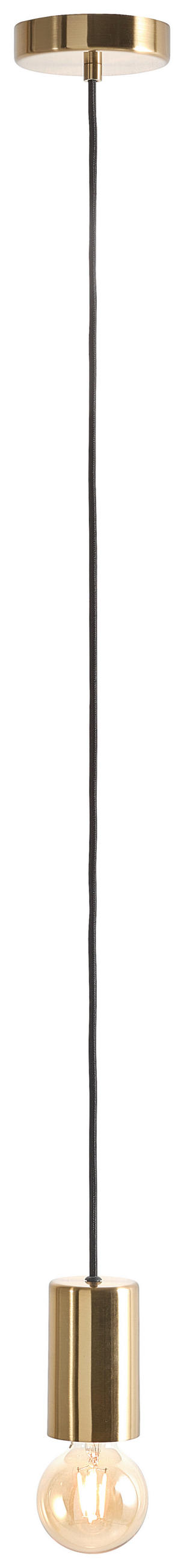 HÄNGLAMPA Pozueta 1 6,5/110 cm  - mässingsfärgad, Basics, metall (6,5/110cm) - Eglo
