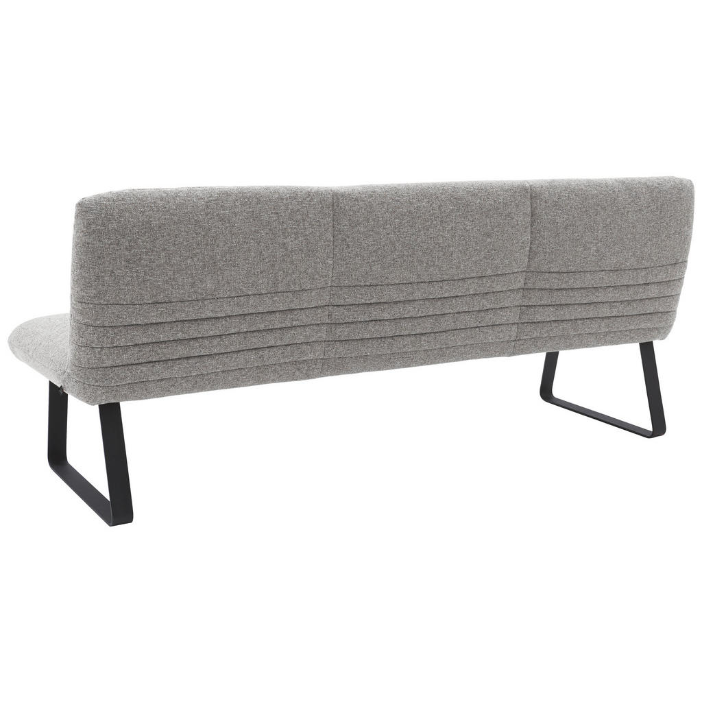 Thumbnail - Dieter Knoll Sitzbank, Hellgrau, Metall, Textil, 3-Sitzer, 221x90x70 cm, Emas, Stoffauswahl, mit Rückenlehne, in verschi...