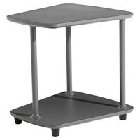 SIDOBORD i metall, trämaterial 38/28/41 cm  - gråbrun, Basics, metall/trämaterial (38/28/41cm) - Best Price