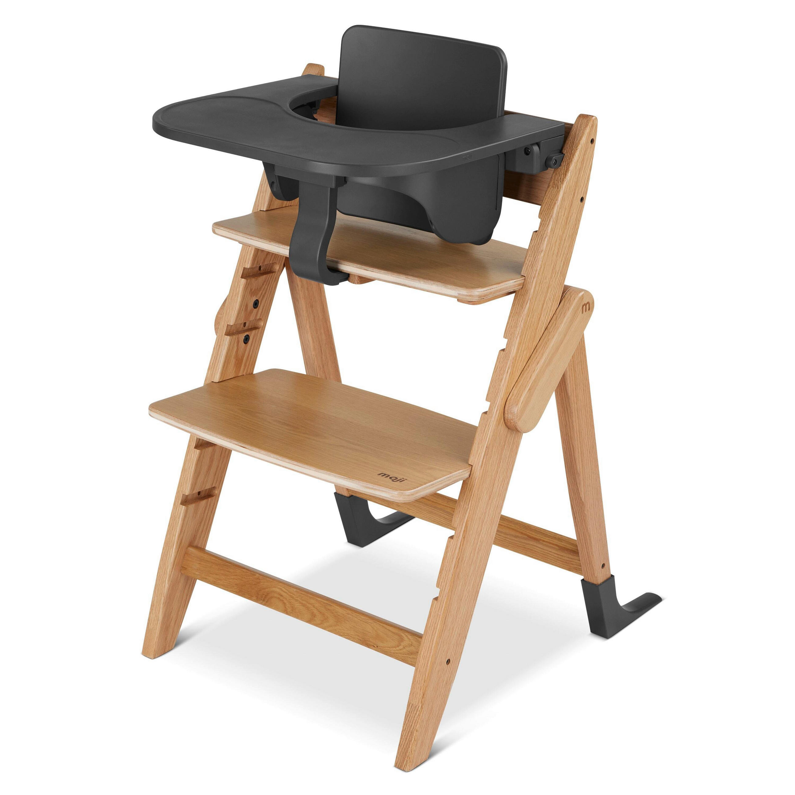 PLADENJ ZA HRANJENJE IN IGRO - temno siva, Basics, umetna masa (38/44/55cm) - moji