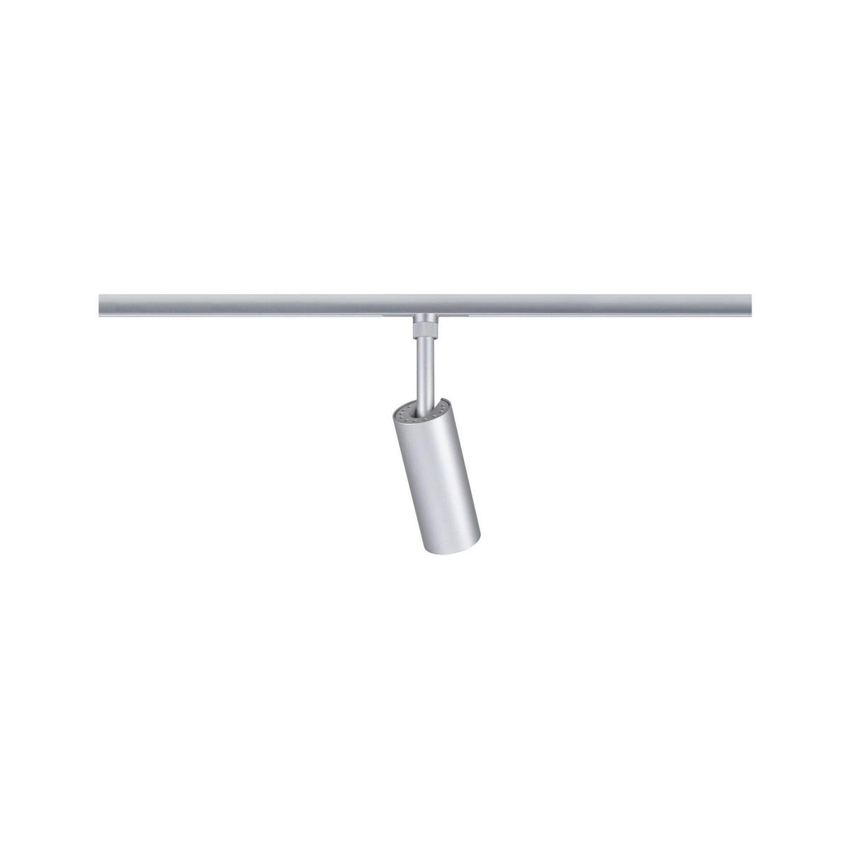 SCHIENENSYSTEM-STRAHLER URail 4,3/19 cm  - Chromfarben, Basics, Metall (4,3/19cm) - Paulmann