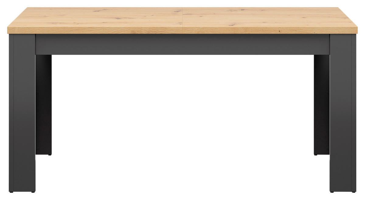 ÉTKEZŐASZTAL - grafitszürke/Artisan tölgy, Design, faalapú anyag (160/90/76cm)