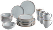 KOMBISERVICE 24-teilig Bergen  - Grau, Design, Keramik - Landscape