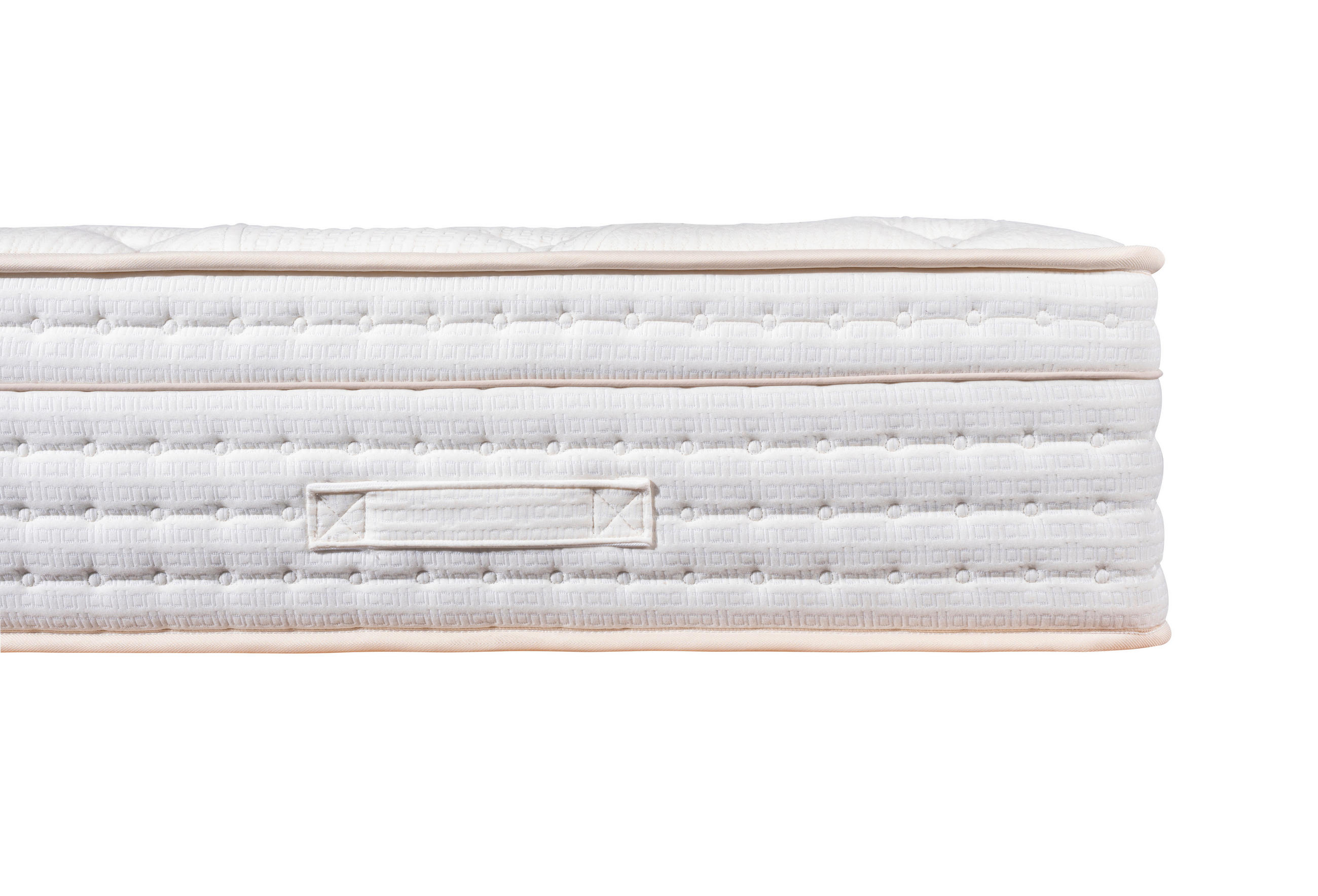 TAŠTIČKOVÁ MATRACE, 90/200 cm - bílá, Basics, textil (90/200cm) - Livetastic