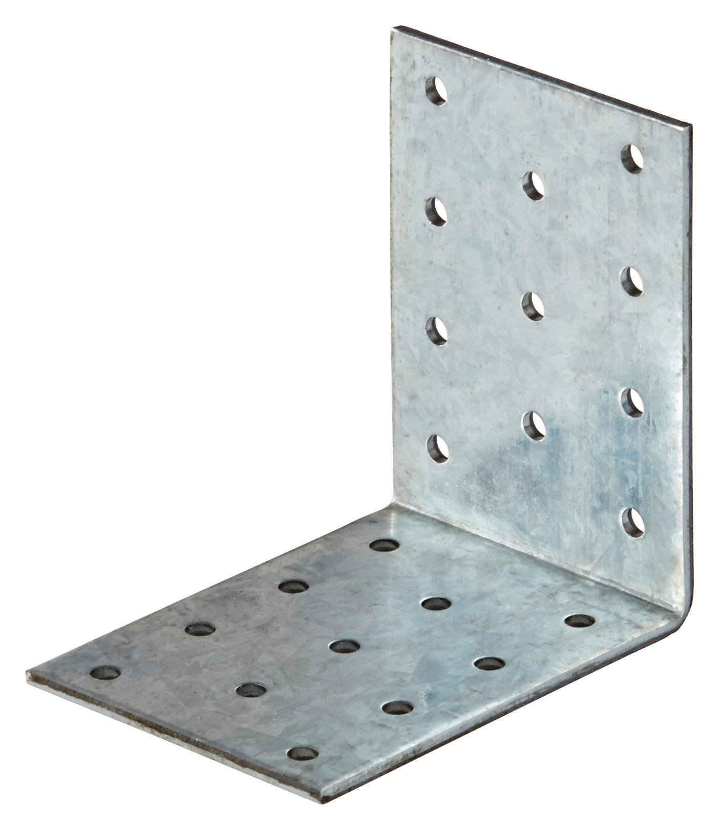 Winkelverbinder BxL: 60x80 mm Alufarben, aus Stahl Verzinkt