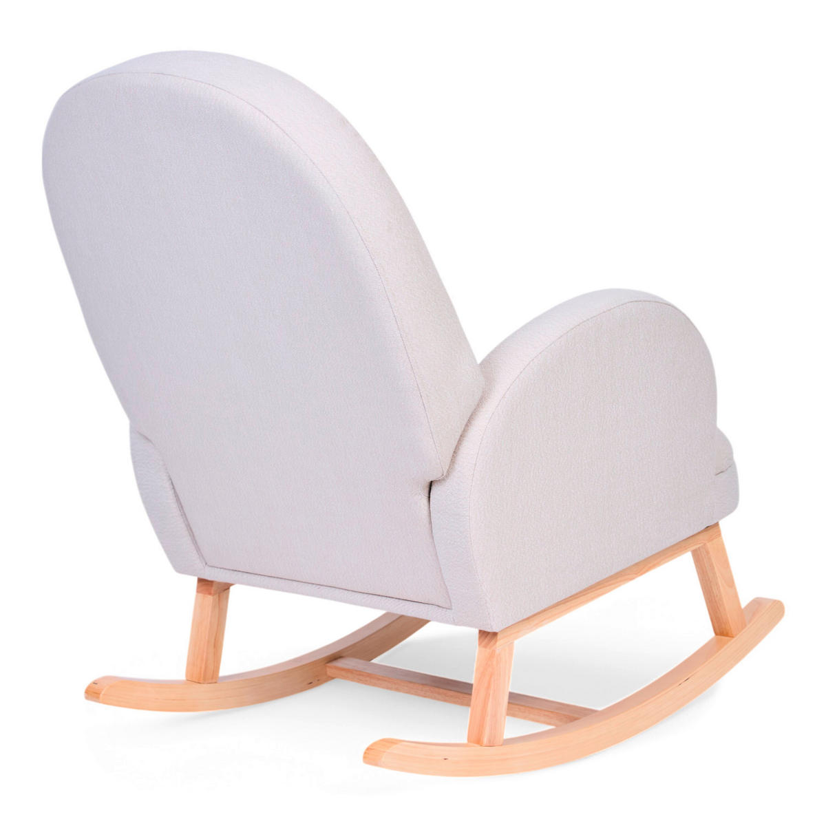 SCHAUKELSTUHL in Teddystoff Beige  - Birkefarben/Beige, Basics, Holz/Textil (71/86/97.5cm) - Childhome