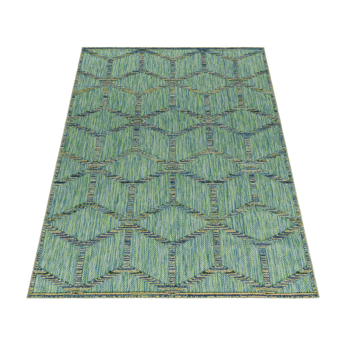 LÄUFER 80/250 cm Bahama  - Grün, Design, Textil (80/250cm) - Novel