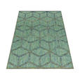 Flachwebteppich 160/230 cm Bahama  - Grün, Design, Textil (160/230cm) - Novel