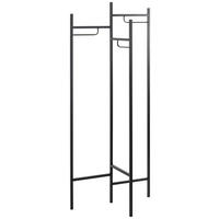 KLEIDERSTÄNDER in Schwarz 70/170/36 cm   - Schwarz, Design, Metall (70/170/36cm)