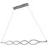 HÄNGELEUCHTE - Chromfarben, Design, Glas/Metall (105/7/120cm) HÄNGELEUCHTE - Chromfarben, Design, Glas/Metall (105/7/120cm)