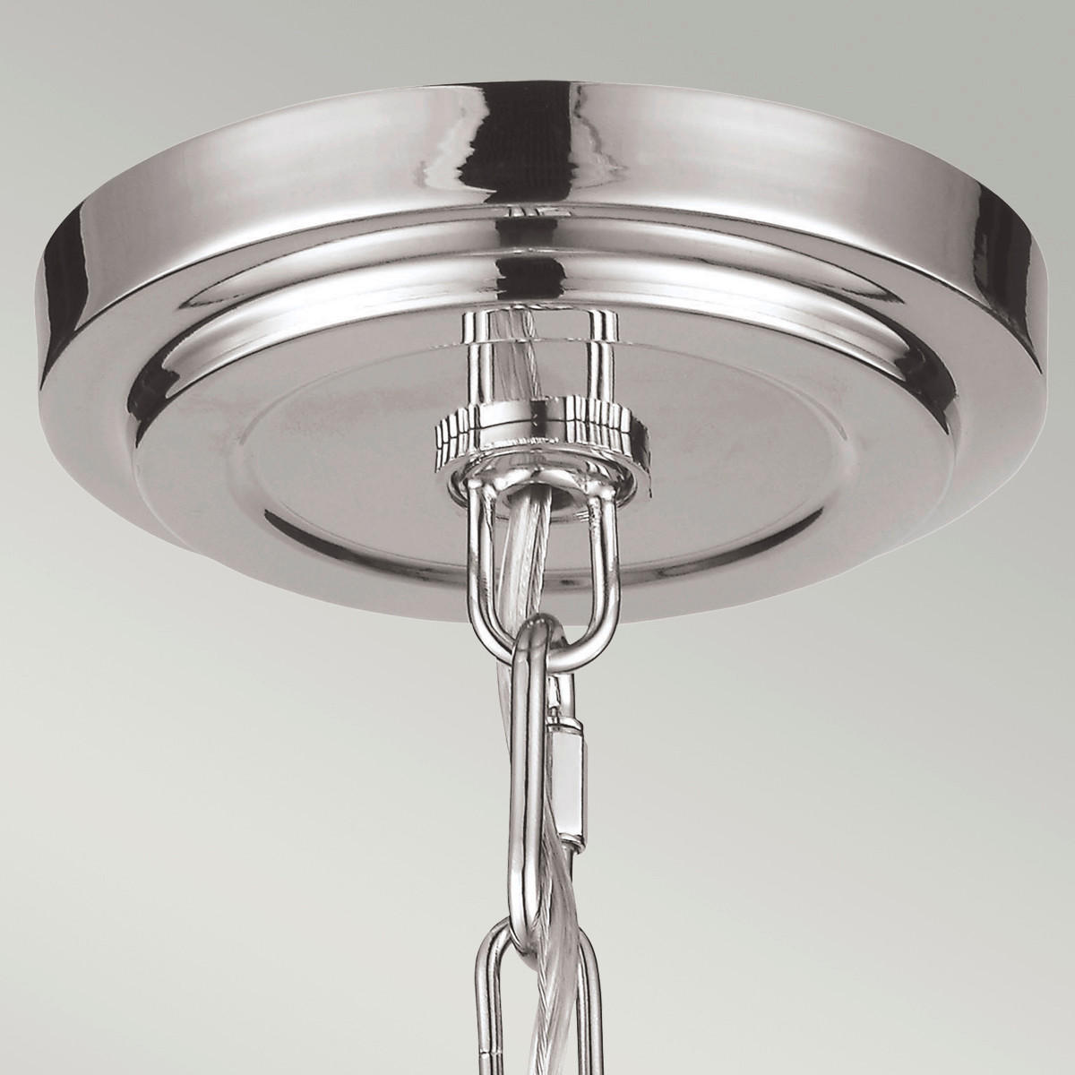 HÄNGELEUCHTE 30.5/53.3 cm    - Edelstahlfarben, Konventionell, Glas/Metall (30.5/53.3cm) - Elstead Lighting