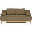 SCHLAFSOFA  in Webstoff Hellgrün  - Naturfarben/Hellgrün, KONVENTIONELL, Holz/Textil (203/95/96cm) - Venda
