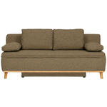 SCHLAFSOFA  in Webstoff Hellgrün  - Naturfarben/Hellgrün, KONVENTIONELL, Holz/Textil (203/95/96cm) - Venda