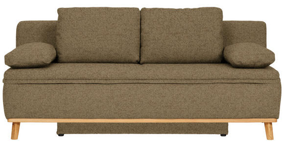 SCHLAFSOFA  in Webstoff Hellgrün  - Naturfarben/Hellgrün, KONVENTIONELL, Holz/Textil (203/95/96cm) - Venda