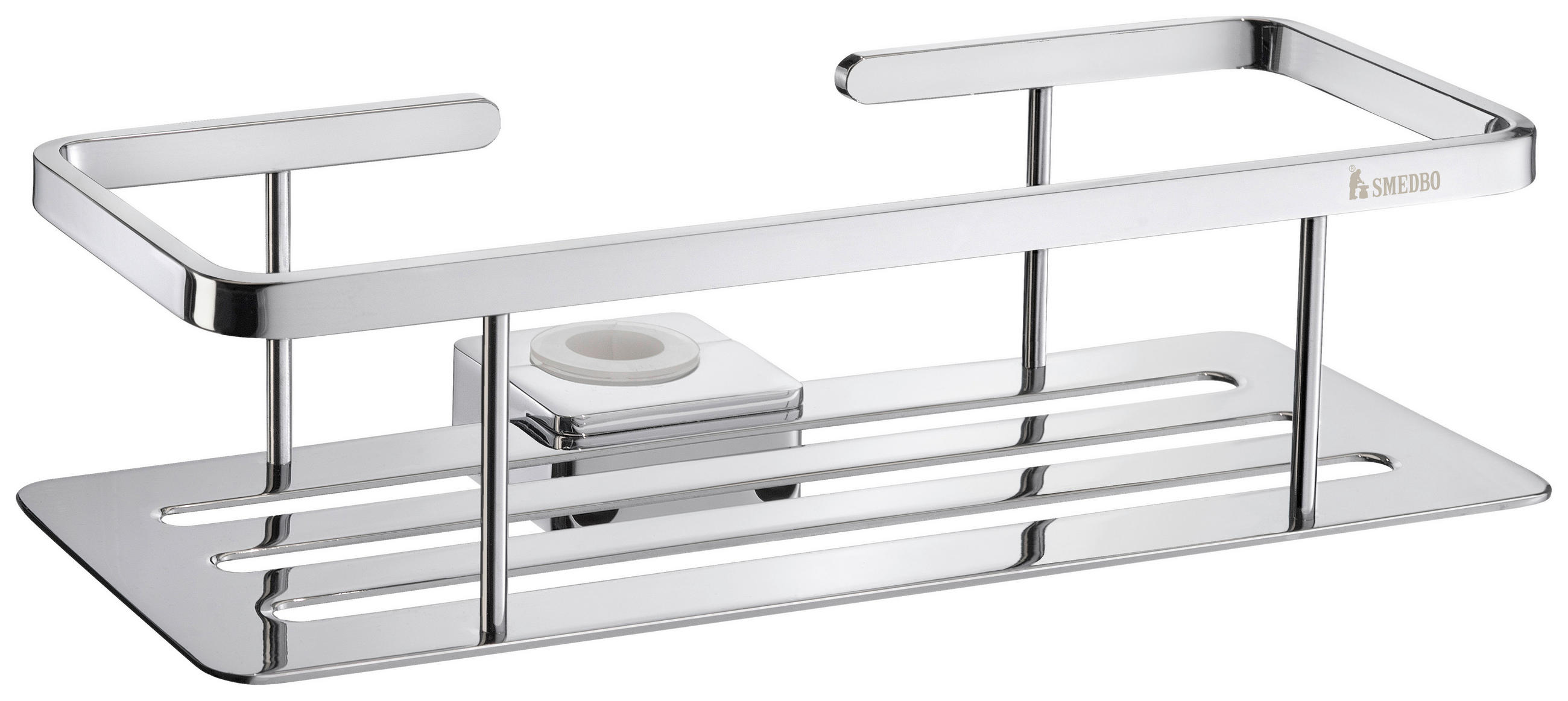 DRŽIAK NA MYDLO chrómová - chrómová, Basics, kov (25/6/10,3cm)