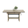 COUCHTISCHSET 110-150/70/53-72 cm rechteckig Eichefarben  - Eichefarben, Design, Holzwerkstoff (110-150/70/53-72cm) - Livetastic