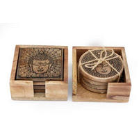 BUDDHA  - világosbarna, Basics, fa (10/1/10cm)