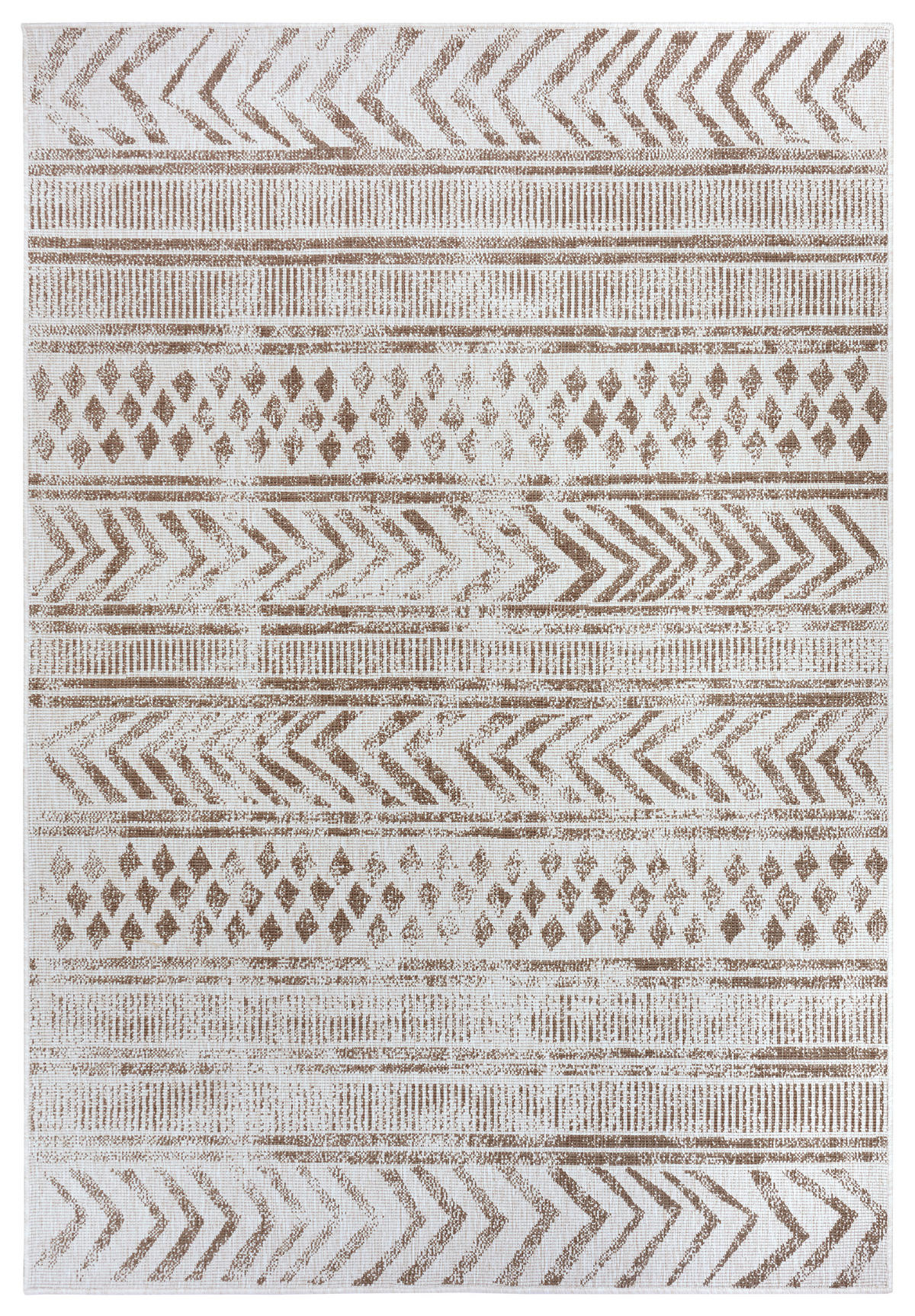 OUTDOORTEPPICH 80/150 cm Twin Supreme Creme, Cappuccino  - Creme/Cappuccino, Design, Kunststoff (80/150cm)