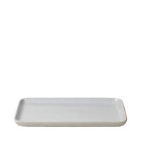 SNACKTELLER Grau, Beige  - Beige/Grau, Design, Keramik (21/15/1,3cm) - Blomus