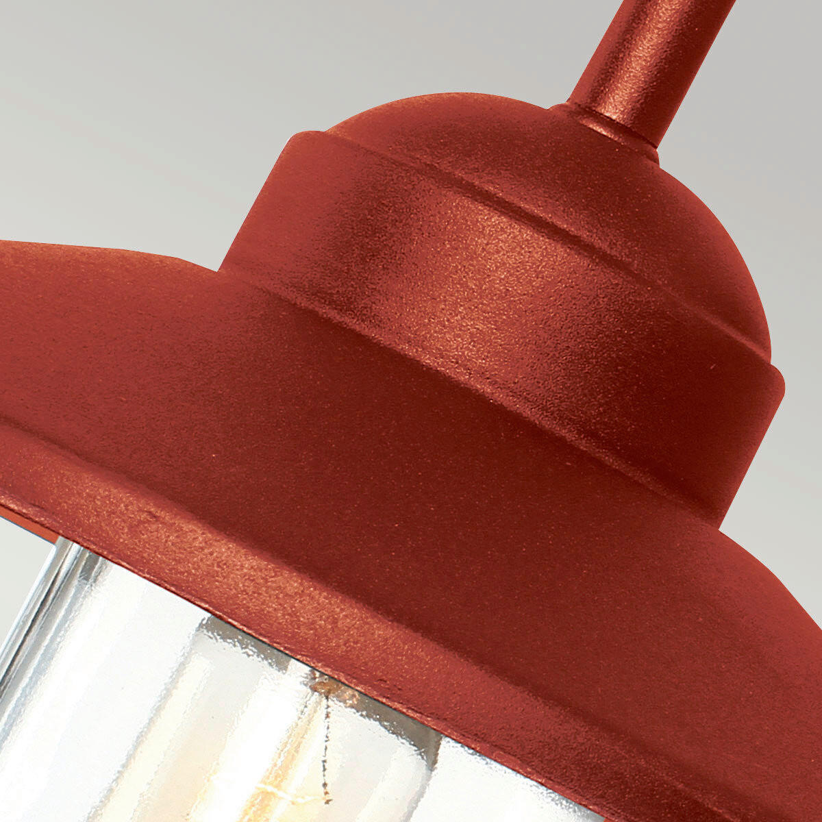 AUSSENWANDLEUCHTE - Rot, Konventionell, Glas/Metall (42/27.5/25.5cm) - Elstead Lighting