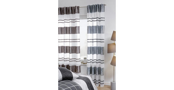 FERTIGVORHANG halbtransparent - Petrol, LIFESTYLE, Textil (140/245cm) - Esposa