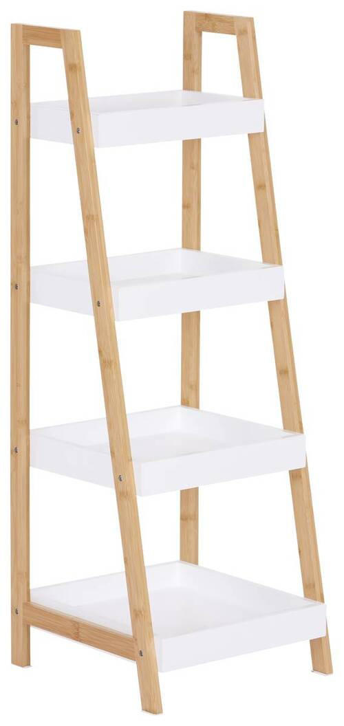 MID.YOU REGÁL DO KOUPELNY, přírodní barvy, bílá