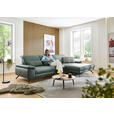 ECKSOFA Dieter Knoll Opal Echtleder  - Opal/Schwarz, Design, Leder/Metall (332/193cm) - Dieter Knoll