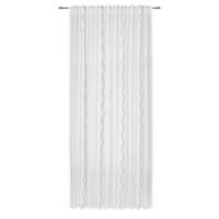 HOTOVÝ ZÁVĚS, poloprůhledné, 140/245 cm - šedá/bílá, Konvenční, textil (140/245cm) - Esposa