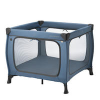 REISEBETT Sleep N Play SQ Set Blau  - Blau, Basics, Kunststoff/Textil (97/76/97cm) - Hauck
