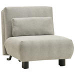 SCHLAFSESSEL Flachgewebe Grau - Schwarz/Grau, KONVENTIONELL, Textil/Metall (90/85/100cm) - Carryhome