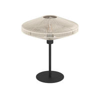 BORDSLAMPA Midsumer 38/44 cm   - svart/cremefärgad, Klassisk, metall/textil (38/44cm) - Eglo
