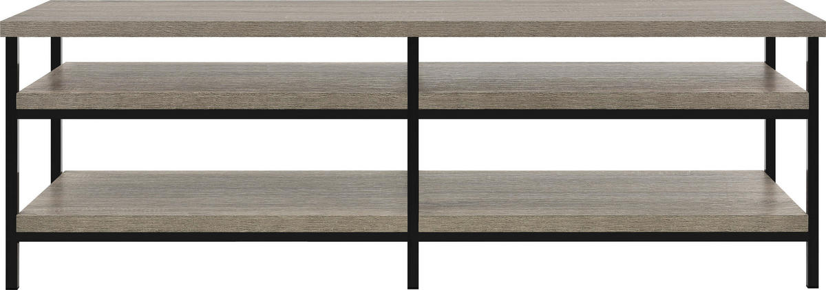 LOWBOARD Elmwood  in 153/50/45 cm  - Eichefarben/Schwarz, Design, Holzwerkstoff (153/50/45cm) - MID.YOU