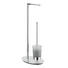 WC-BÜRSTENGARNITUR in Metall - Chromfarben/Weiß, Basics, Glas/Kunststoff (30/65/20cm) - Sadena WC-BÜRSTENGARNITUR in Metall - Chromfarben/Weiß, Basics, Glas/Kunststoff (30/65/20cm) - Sadena