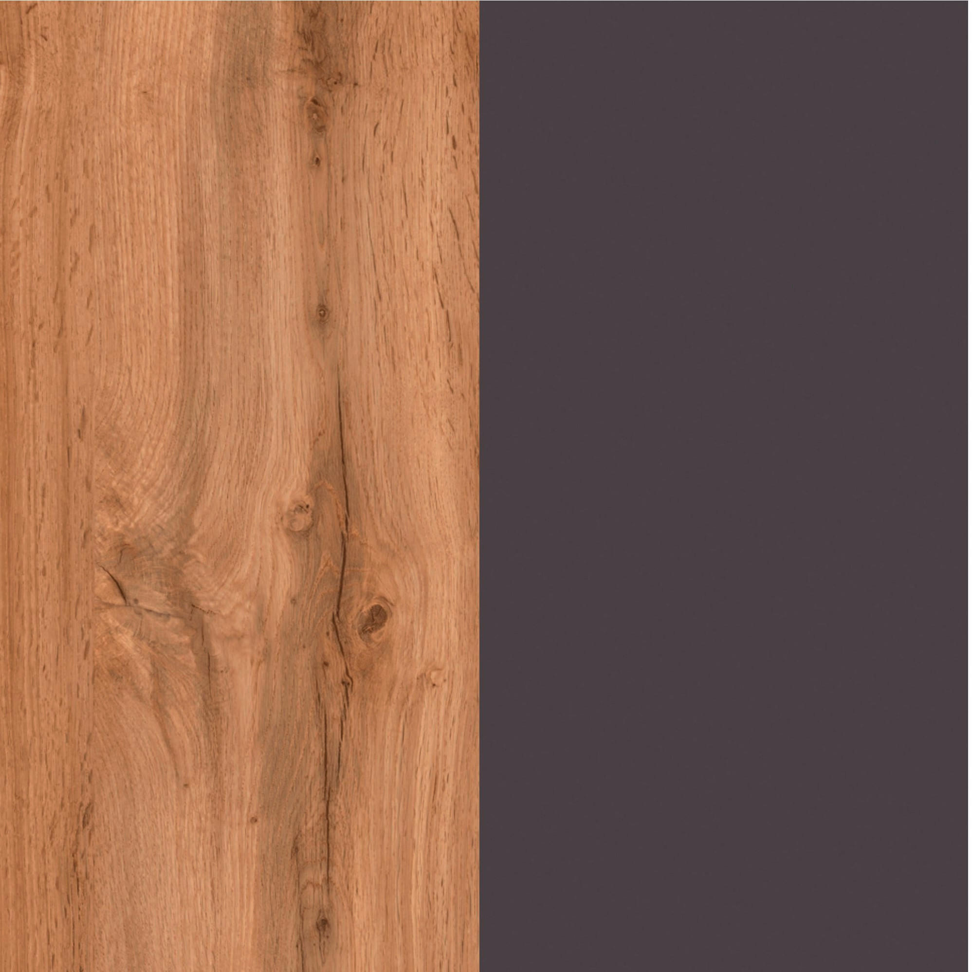 Thumbnail - Held Kochfeldumbauschrank, Grau, Eiche Wotan, Holzwerkstoff, 2 Schubladen, 60x86x60 cm, Küchen, Küchenmöbel, Küchenschrä...