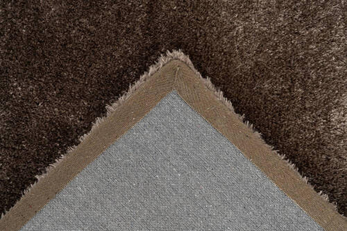 KOSMATINEC Glamour  120/170 cm  tkano  rjavosiva  - rjavosiva, Basics, tekstil (120/170cm)