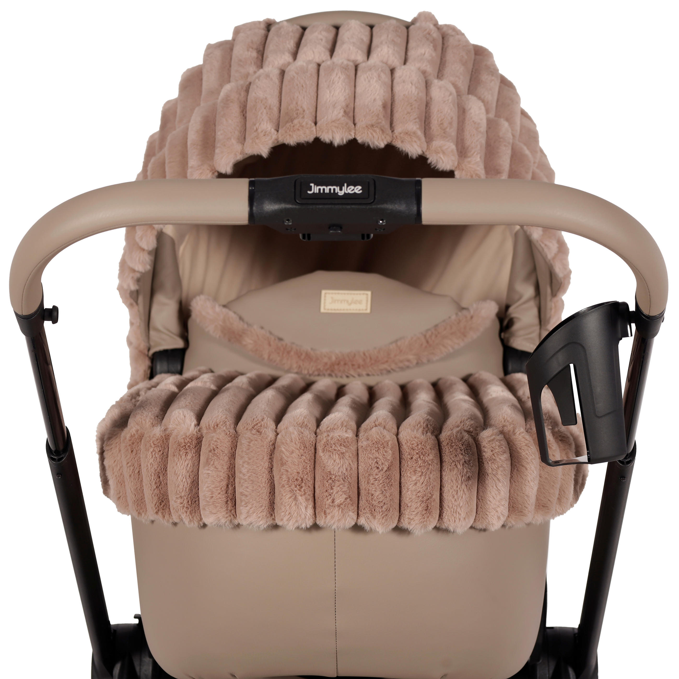 BARNVAGNSSET  - cappuccino/svart, Design, metall/textil (104,5/62/94cm) - Jimmylee