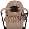 KINDERWAGENSET  - Schwarz/Cappuccino, Design, Textil/Metall (104,5/62/94cm) - Jimmylee