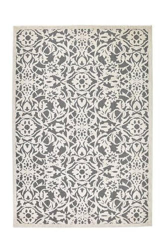 OUTDOORTEPPICH 120/170 cm Serina Grau, Weiß  - Weiß/Grau, Basics, Kunststoff (120/170cm) - Astra