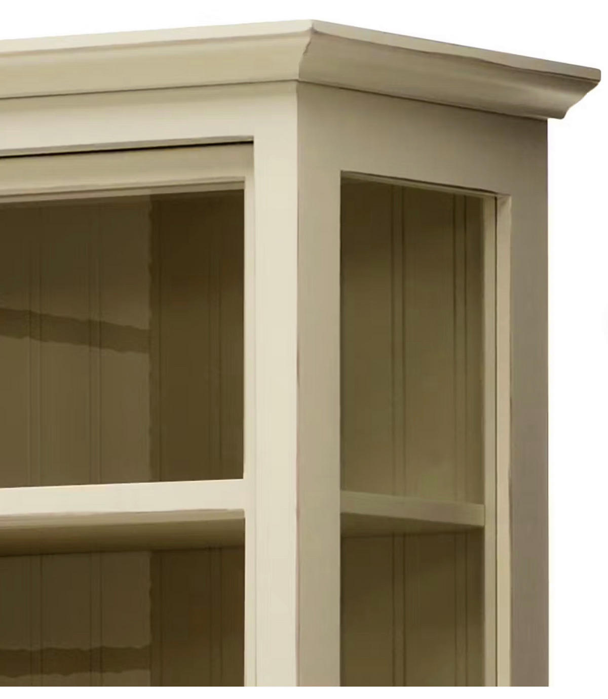 HIGHBOARD UrbanClass  in 190,5/219,5/49 cm  - Elfenbein, LIFESTYLE, Glas/Holz (190,5/219,5/49cm) - Livetastic