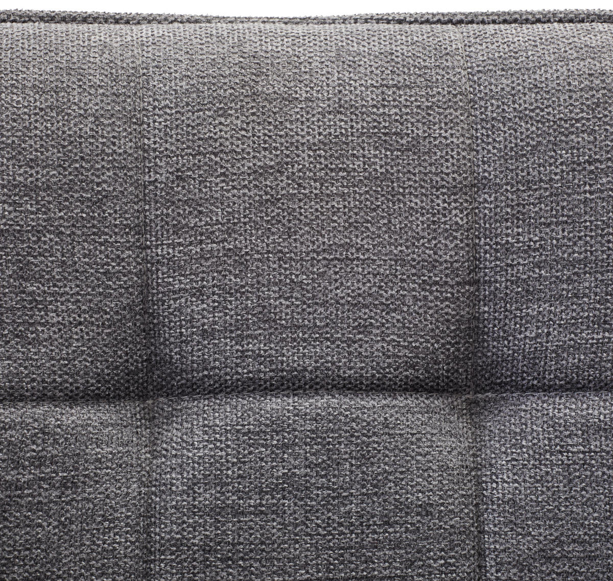BARHOCKER Webstoff Grau, Schwarz Eisen Sitzfläche 360° drehbar, inklusive Armlehnen  - Schwarz/Grau, MODERN, Textil/Metall (54,5/111,5/51,5cm) - Livetastic