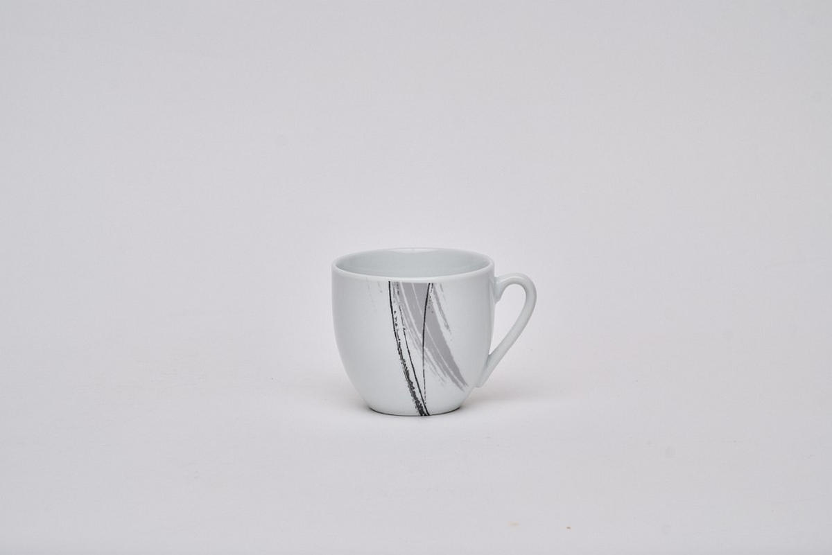 KOMPLETT SERVIS Roma 62 delar  - vit/grå, Basics, keramik - Novel